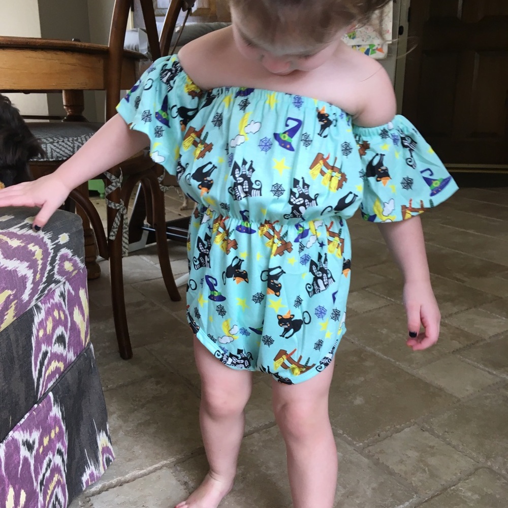 Toddler Size 3/4 Halloween Romper Dress Onesie